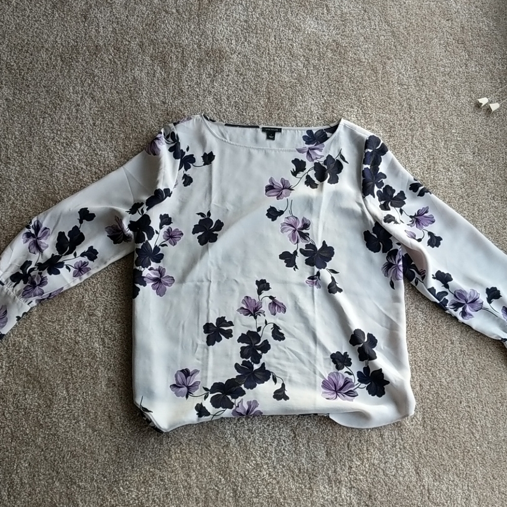 Ann Taylor boat beck blouse